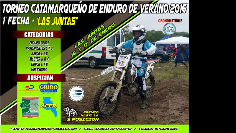 Torneo Catamarqueño de Enduro de Verano 2016