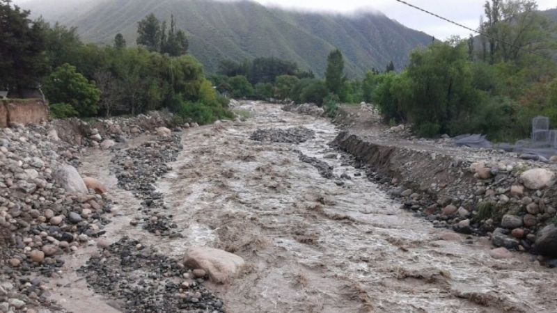En El Rodeo, el río se encuentra bajo los parámetros normales