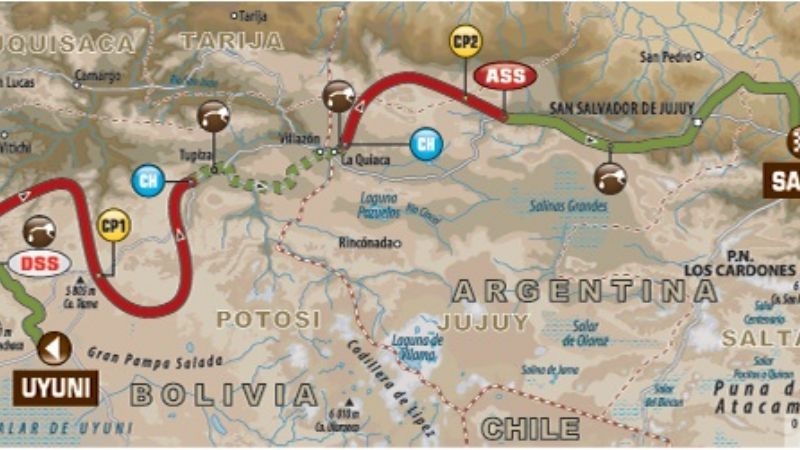 Uyuni-Salta cierra la primera semana del Dakar 2016