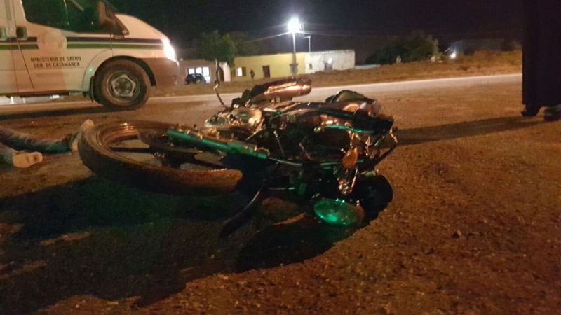 Ruta 157: otro accidente de moto