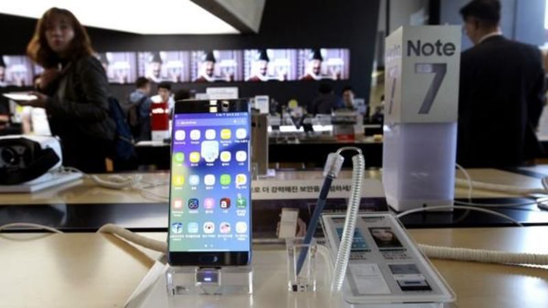 Samsung suspendió la producción del Galaxy Note 7 luego de los incendios