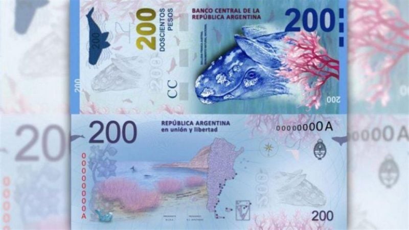 El nuevo billete de $200 será lanzado el 26 de octubre