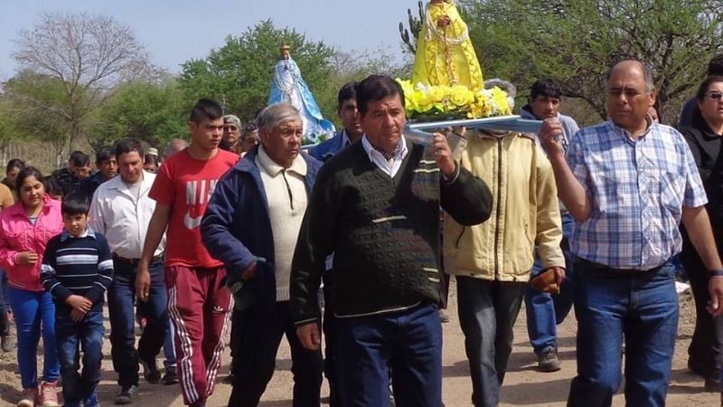 Celebran a la Virgen en las advocaciones de la Merced y del Rosario en El Alto