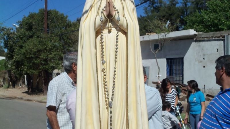 Triduo en honor a la Virgen de Fátima en Villa Parque Chacabuco
