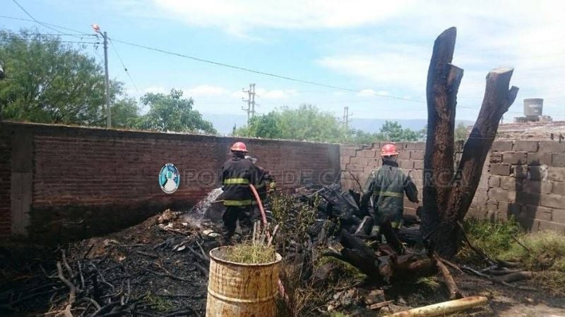 Incendio en una vivienda