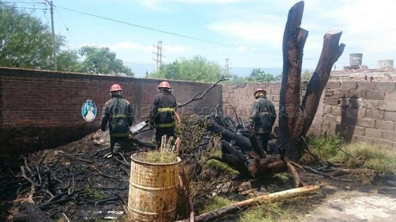 Incendio en una vivienda