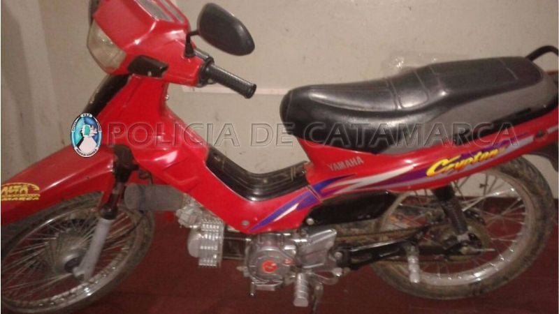 Secuestraron una moto