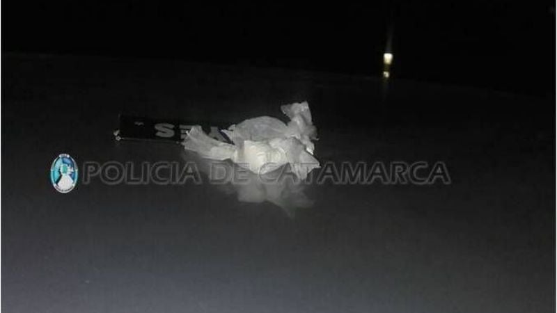 Secuestran cocaína en el puesto caminero El Portezuelo