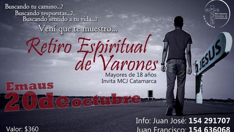 Retiro espiritual “Eslabón” para varones