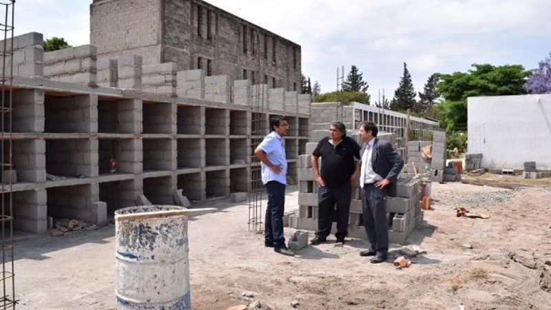 Nuevos trabajos en el Cementerio Municipal