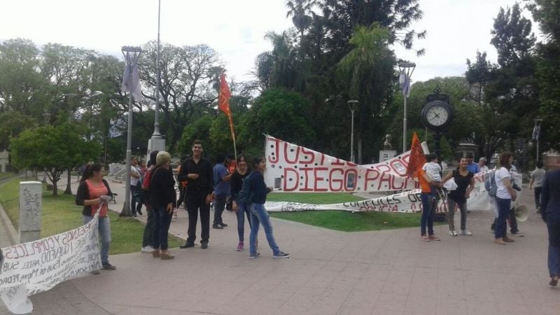 Pedido de justicia por Diego Pachao