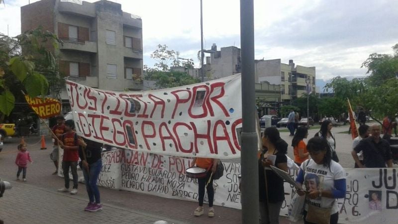 Pedido de justicia por Diego Pachao