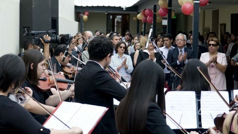 Corpacci inauguró el nuevo edificio del Conservatorio Provincial