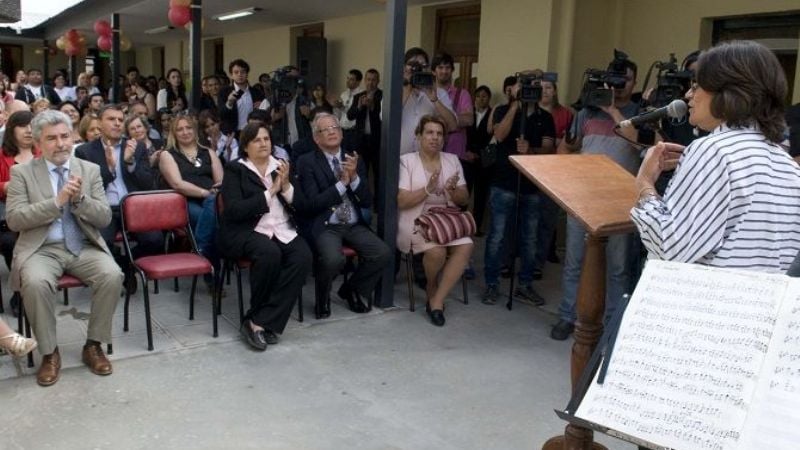Corpacci inauguró el nuevo edificio del Conservatorio Provincial
