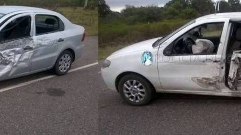 Choque de autos en Capayán