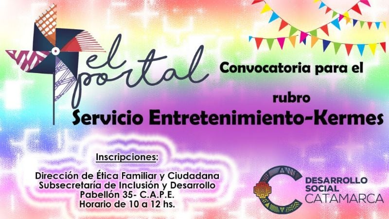 Convocatoria servicio entretenimiento- kermés