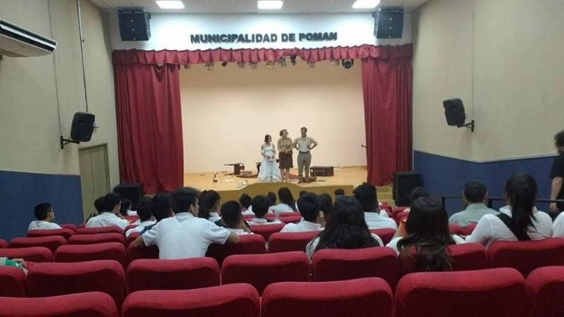 Pomán y Belén recibieron las obras del circuito Teatro Va!