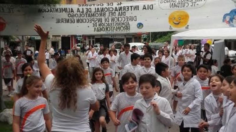 Stand de Salud por el "día mundial de la alimentación"