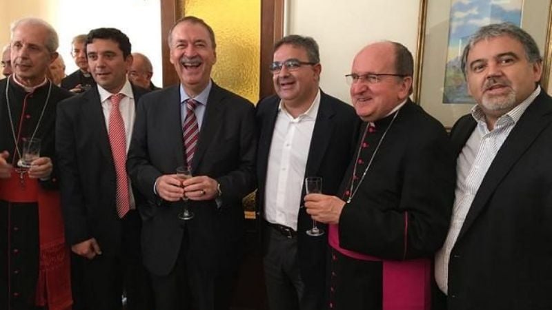 Jalil participó de la canonización del cura Brochero