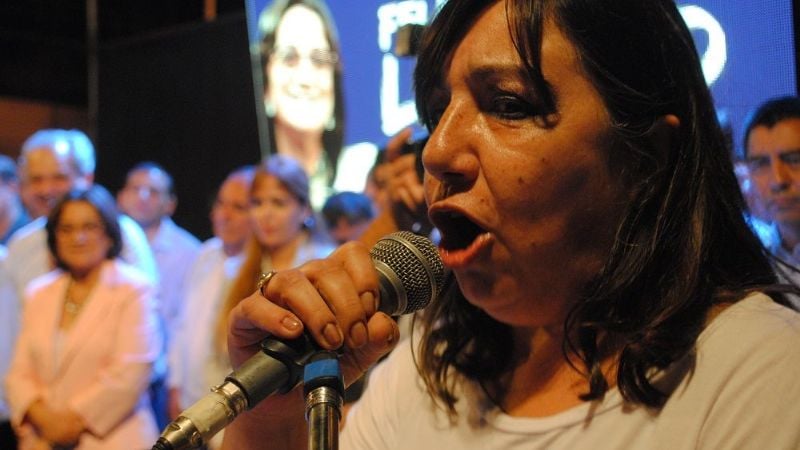 “No sean leales a mí, sino al proyecto” pidió Lucía en el acto del 17 de octubre