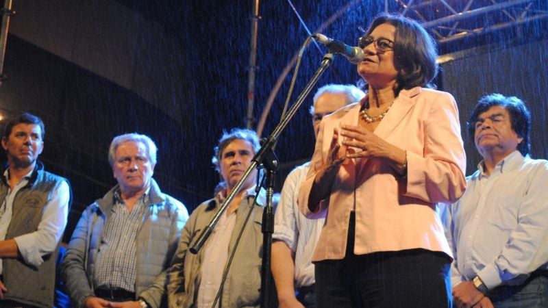 “No sean leales a mí, sino al proyecto” pidió Lucía en el acto del 17 de octubre