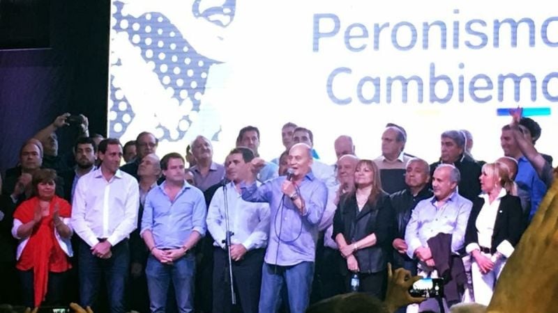 Venegas junto a dirigentes de Cambiemos y del peronismo festejó el Día de la Lealtad