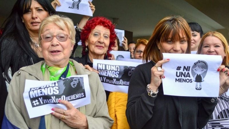 Mujeres de la Cámara de Senadores adhirieron al #NiUnaMenos