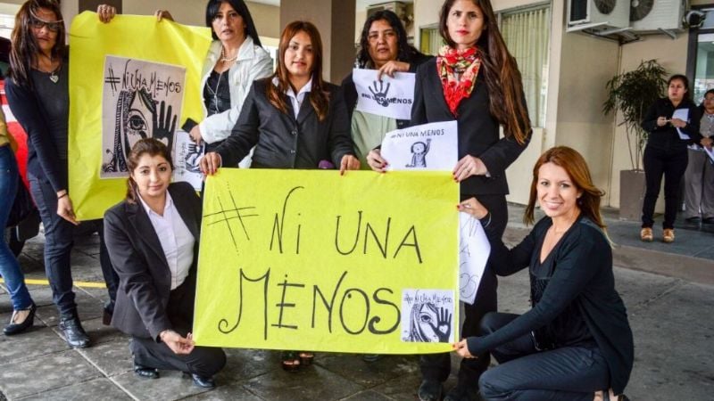 Mujeres de la Cámara de Senadores adhirieron al #NiUnaMenos
