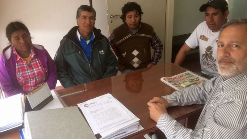 Solá Jais se reunió con la Cacique de Corral Blanco