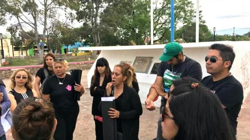 Recreo también caminó pidiendo Ni Una Menos