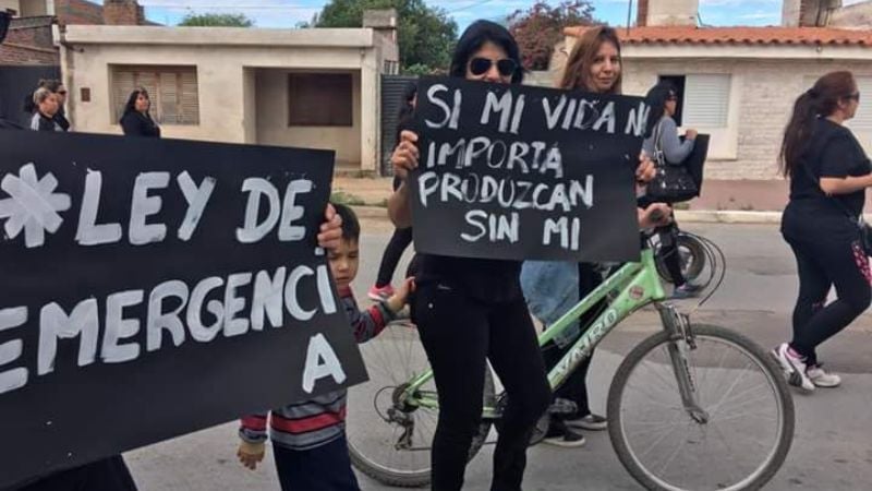 Recreo también caminó pidiendo Ni Una Menos