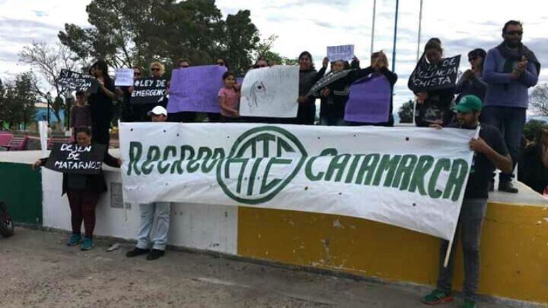Recreo también caminó pidiendo Ni Una Menos