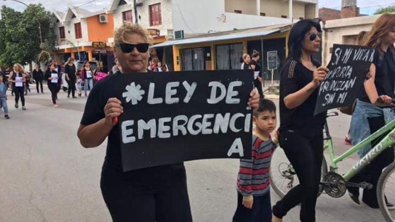 Recreo también caminó pidiendo Ni Una Menos