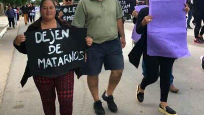 Recreo también caminó pidiendo Ni Una Menos