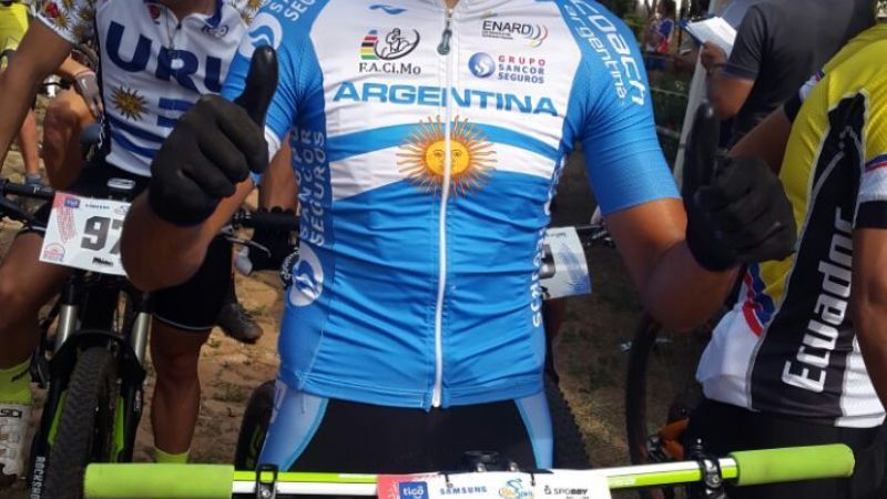 Macías cuarto en el Sudamericano de Moutain-Bike corrido en Paraguay