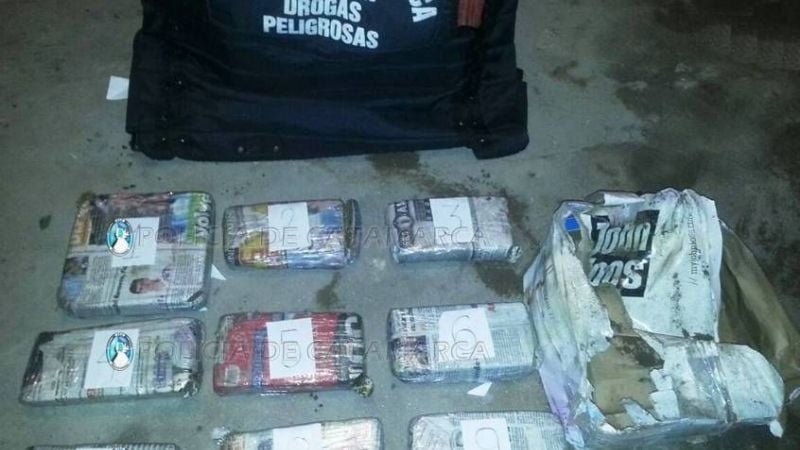 Otro golpe a la Droga: Encontraron 10 kilos de marihuana enterrados