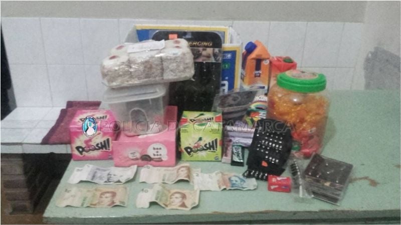 Recuperaron elementos robados de una escuela en Fray Mamerto Esquiú