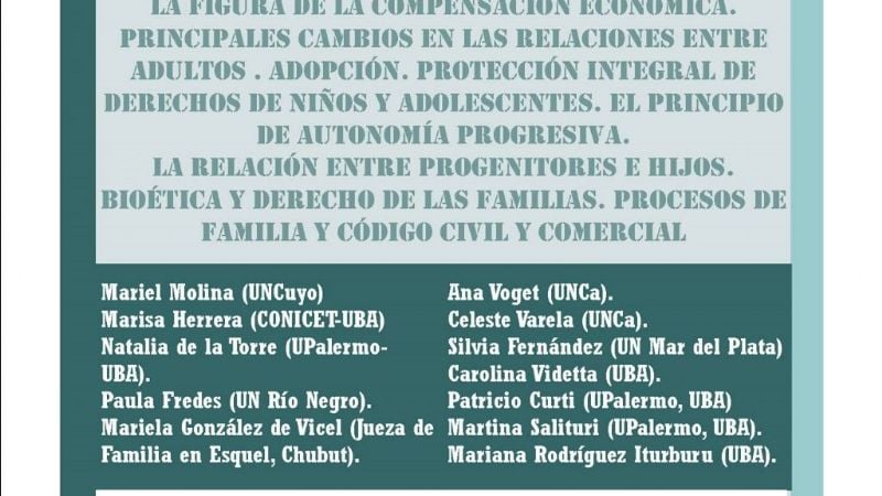 V Encuentro Nacional “Jóvenes Abogados en Derecho de Familia”