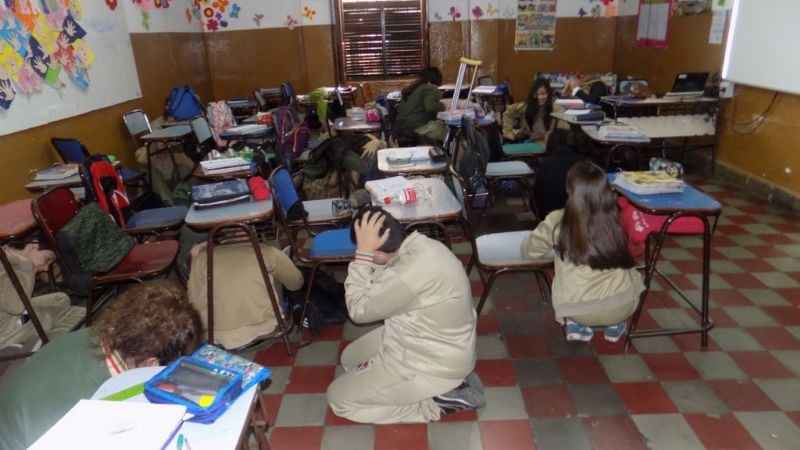 Exitoso simulacro de evacuación por sismo en La Quintana