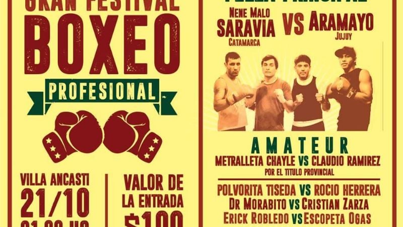 Ancasti con sabor a knock-out