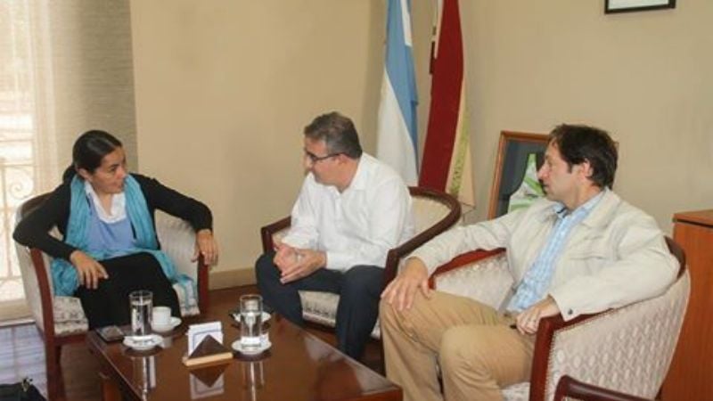 Jalil se reunió con Jimena Herrera