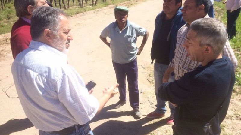 Productores italianos en Hualfín