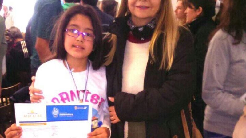 Alumna recreína fue medalla de Oro en Olimpíadas de Matemáticas