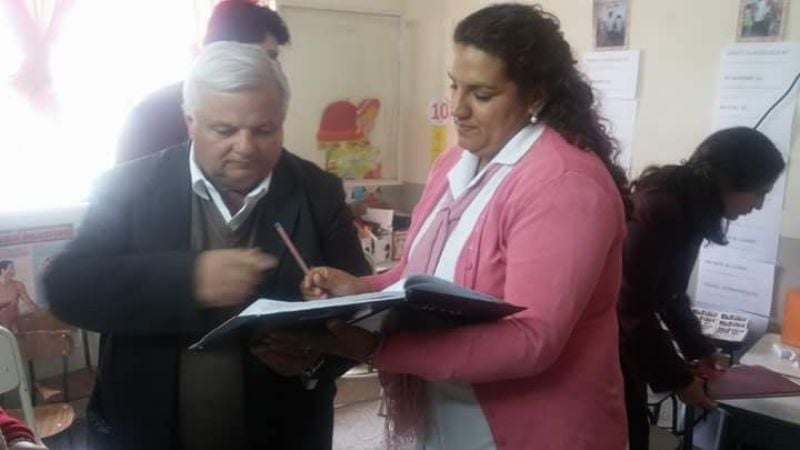 Escuela de El Albigasta recibió Bandera de Ceremonias