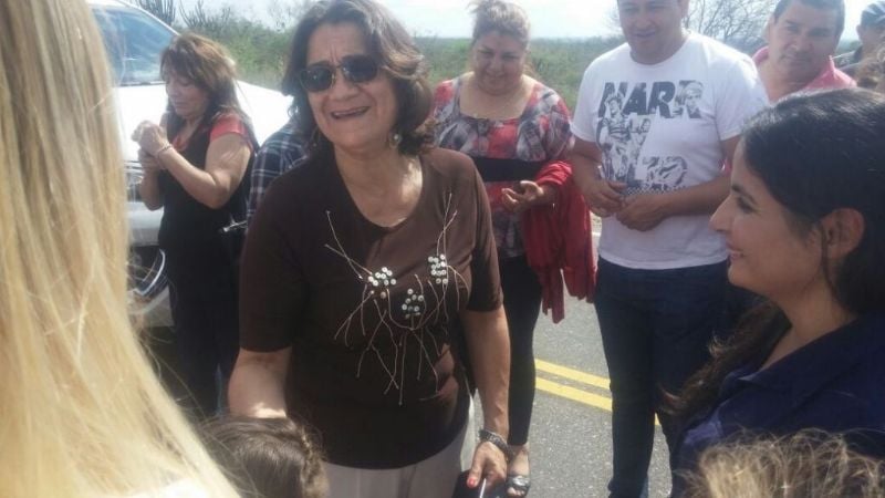 Lucía visita zona norte de La Paz