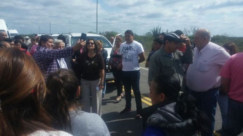 Lucía visita zona norte de La Paz