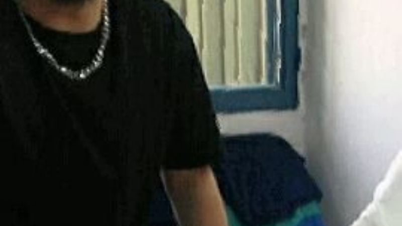 Damián Córdoba visitó a una paciente en el Hospital