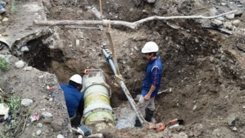 Suspensión del servicio de agua potable en el sur