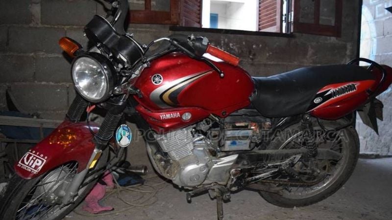 Recuperan una moto robada en la Capital