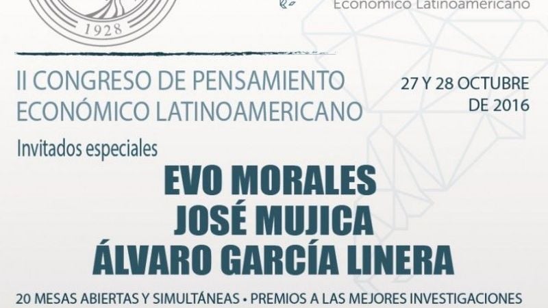 Se transmitirán sesiones del II Congreso de Pensamiento Económico Latinoamericano